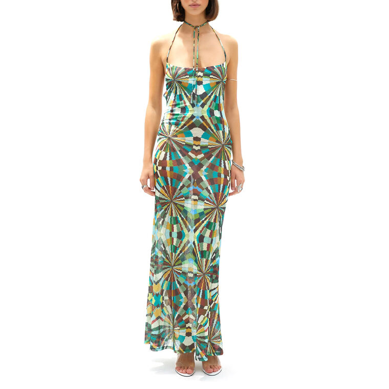 Nensi Kaleidoscope Dress image number null