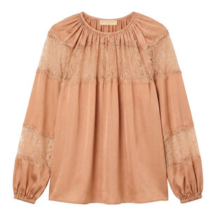 Bess Long Sleeve Silk Blouse