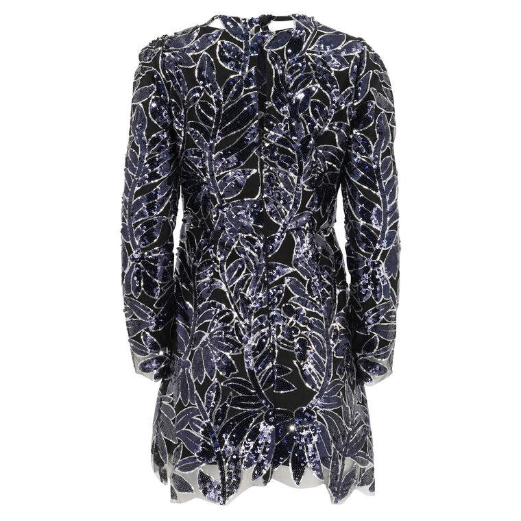 Scottie Floral Sequins Dress image number null