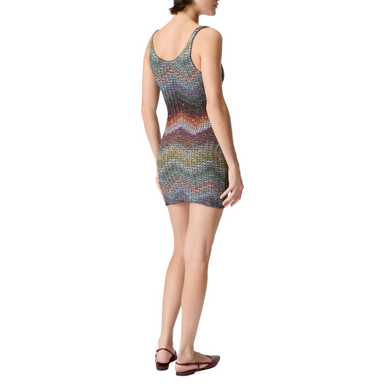 Sleeveless Sequin Mini Dress image number null