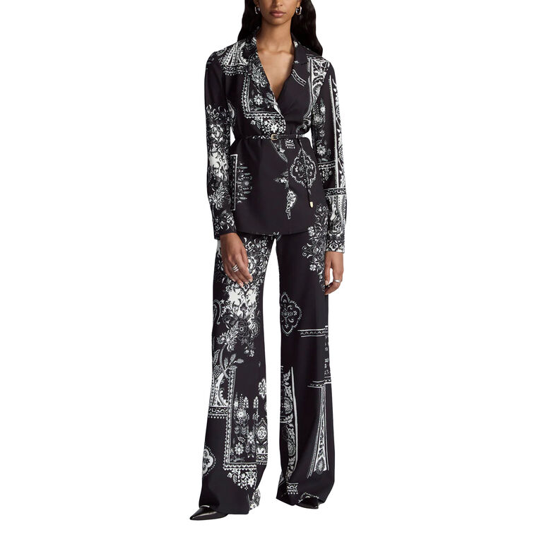 Side Zip Wide Leg Pant image number null