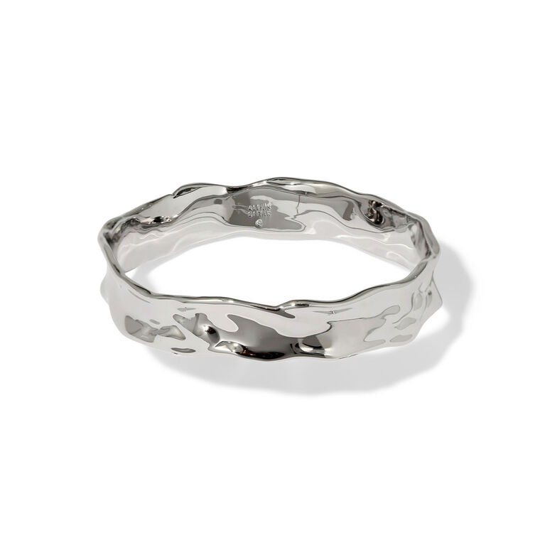 Brut Silver Strap Bangle Bracelet image number null