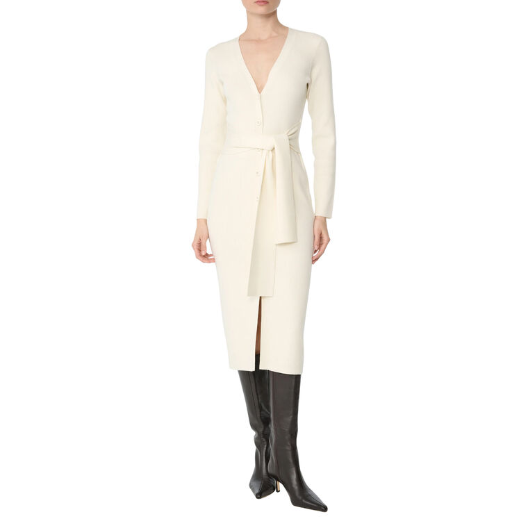 Lara Long Sleeve Cardigan Dress image number null