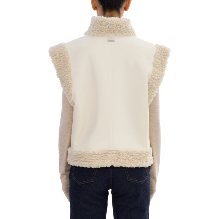 Dua Reversible Faux Fur Vest image number null