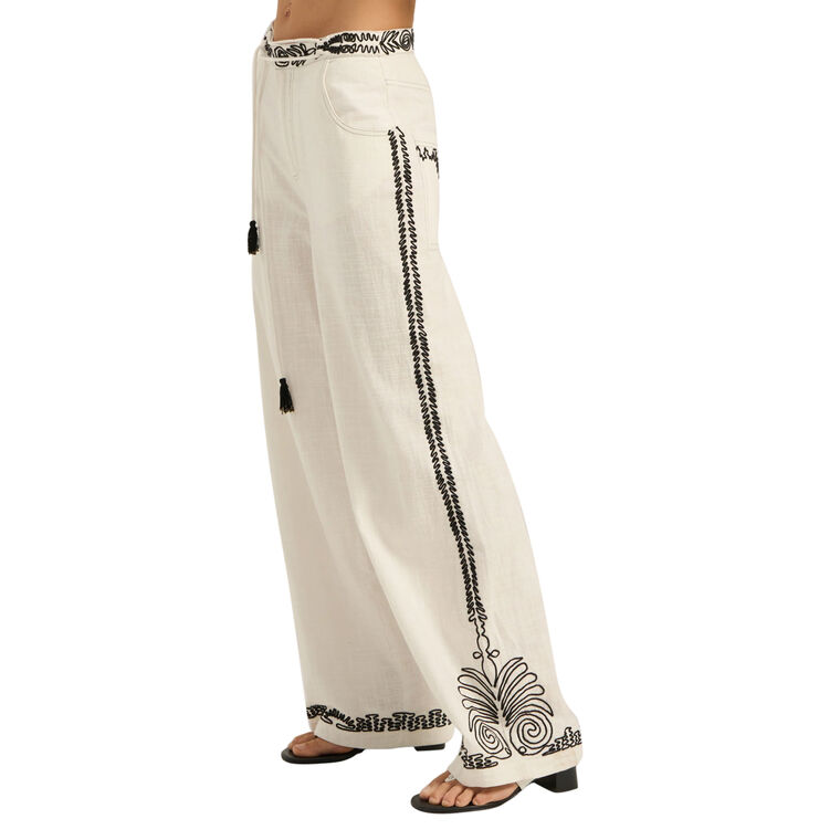 Odin Dori Embroidery Pants image number null