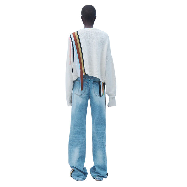 Karsh Drawstring Boyfriend Jeans image number null