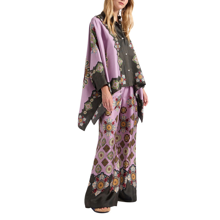 Silk Palazzo Pants image number null
