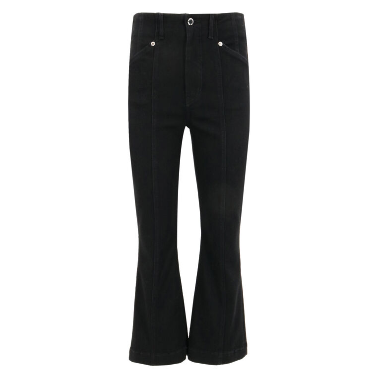 Carson High Rise Ankle Flare Jean image number null