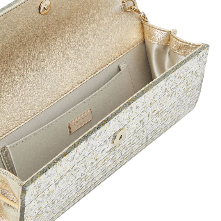 Sweetie Coarse Glitter Acrylic Clutch image number null