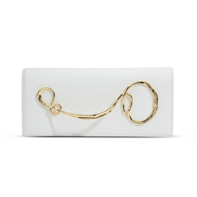 Twisted Slide Handle Clutch image number null