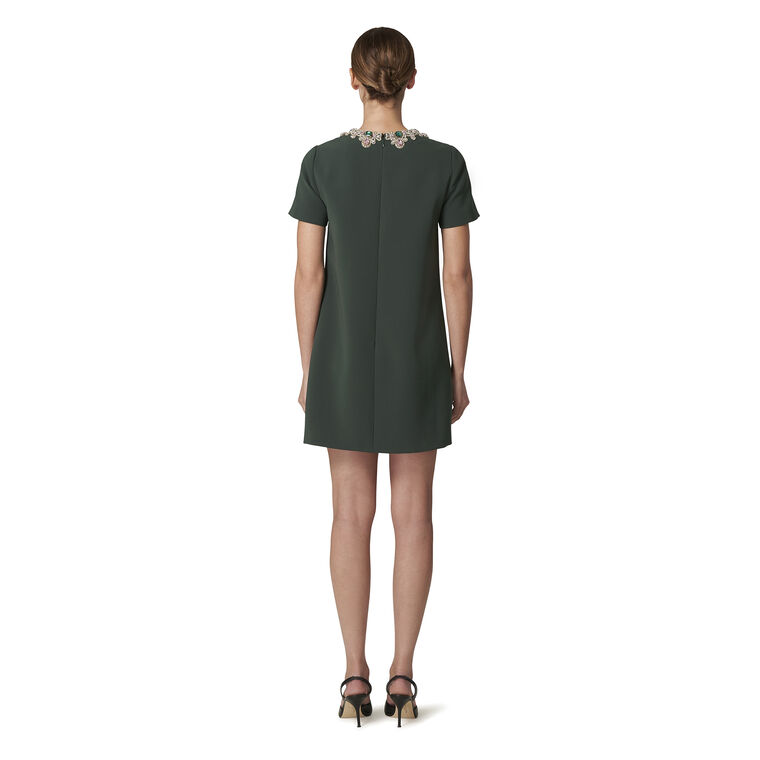 Jewel Collar Shift Dress image number null