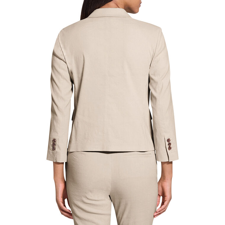 Shrunken Patch Pocket Blazer In Good Linen image number null