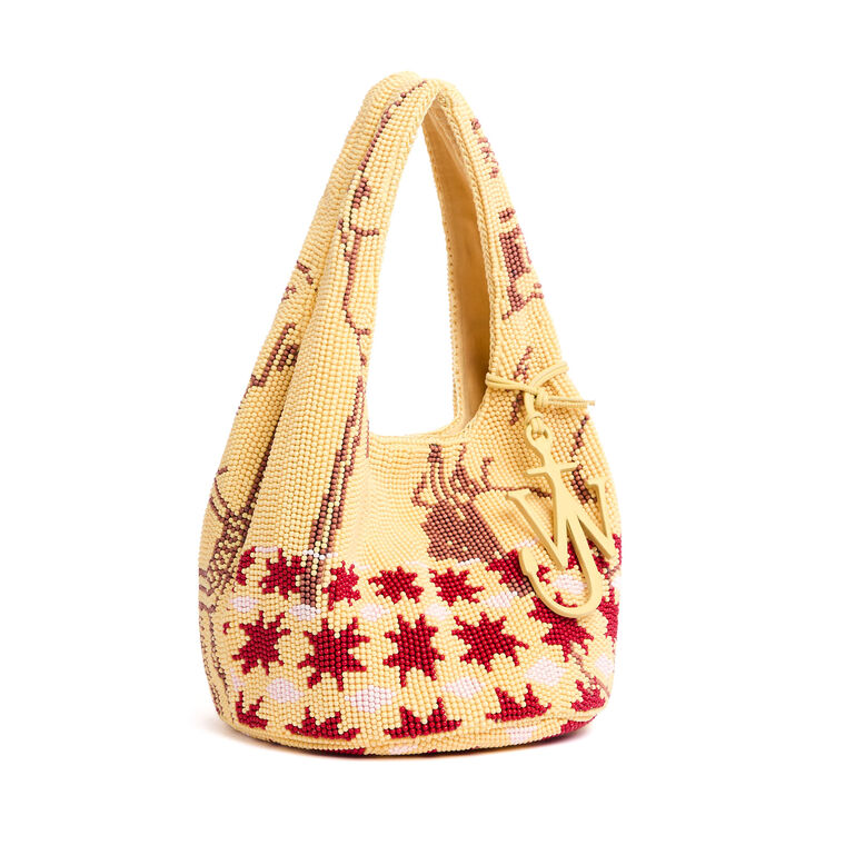 Mini Beaded Shopper Bag image number null