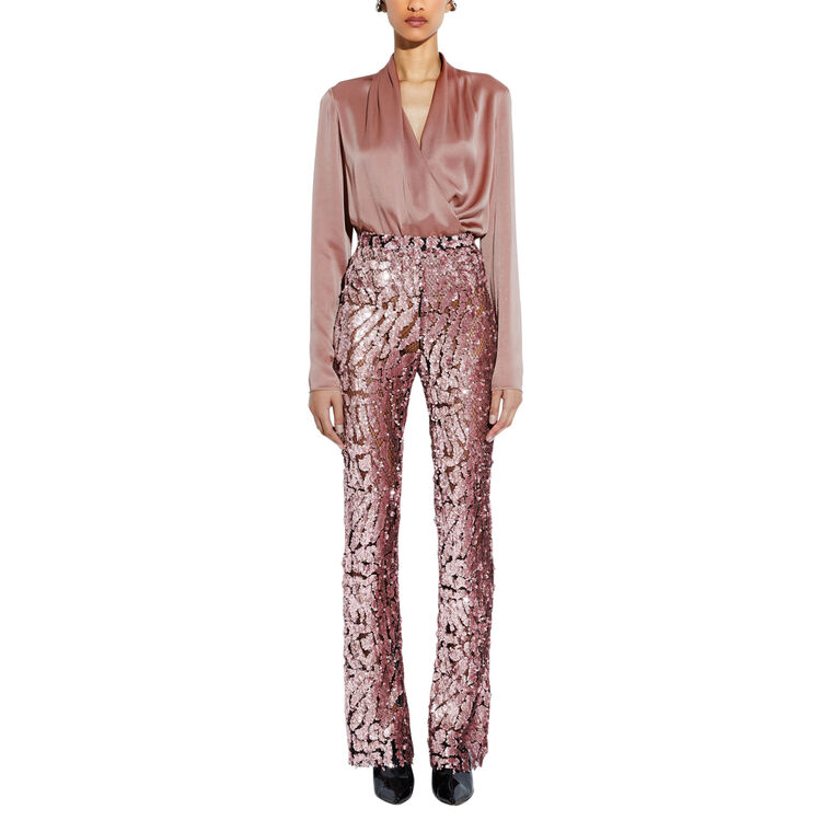 Sequin Flare Pant image number null