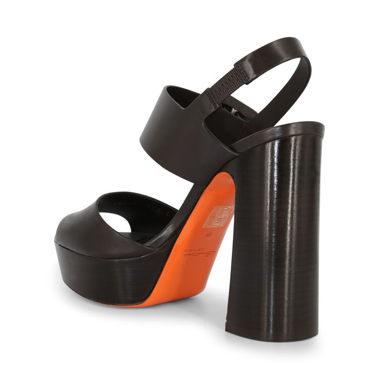 Bruxel 85mm Leather Buckle Platform Sandal image number null