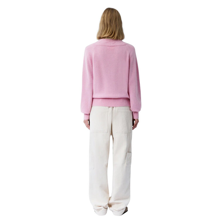 The Varsity V-Neck Cashmere Sweater image number null