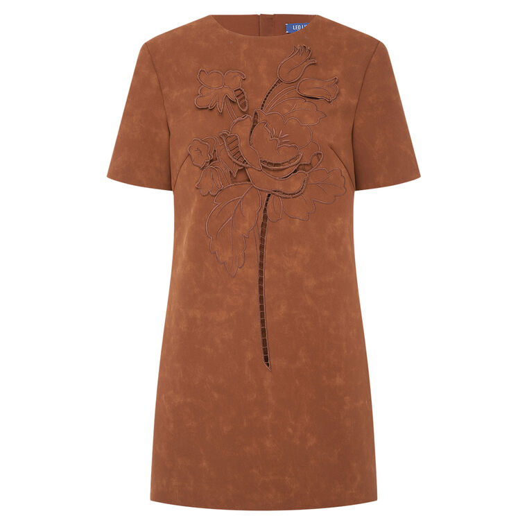 Alexa Vegan Suede T-Shirt Mini Dress image number null