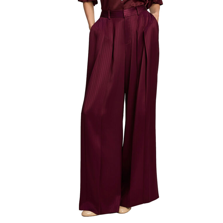 Georgia Satin Stripe Marne Pant image number null