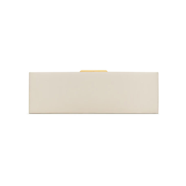 Midnight Large Satin Clutch image number null