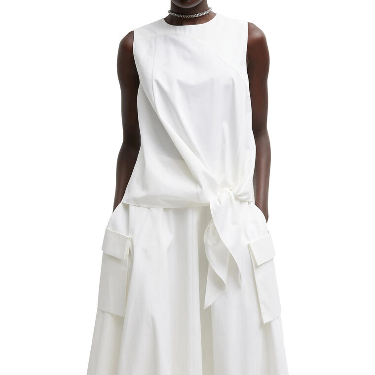 Bio Twill Sleeveless Easy Tie Top image number null