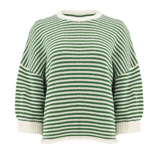 3/4 Sleeve Striped Sweater