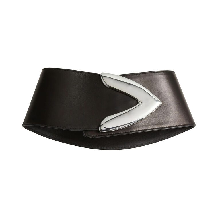 Callahan Wide Belt With Oversized Metal Hardware image number null
