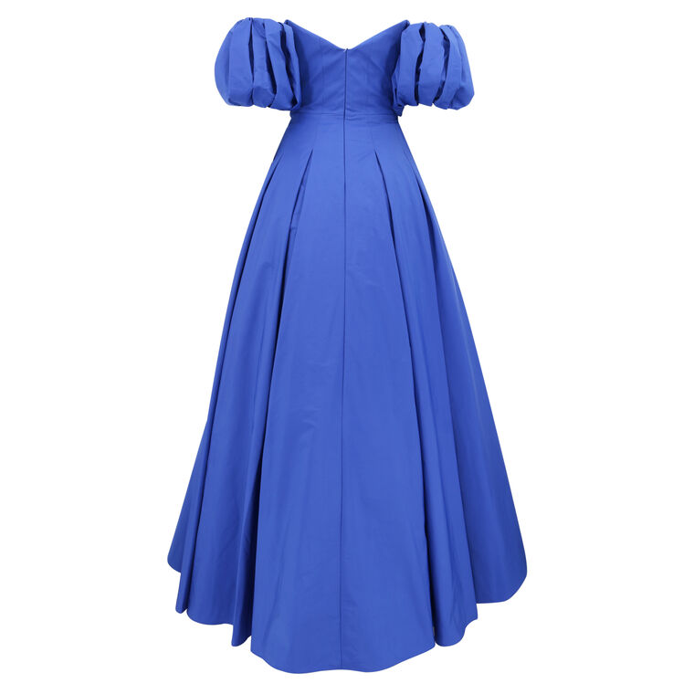 Off The Shoulder Taffeta Gown image number null