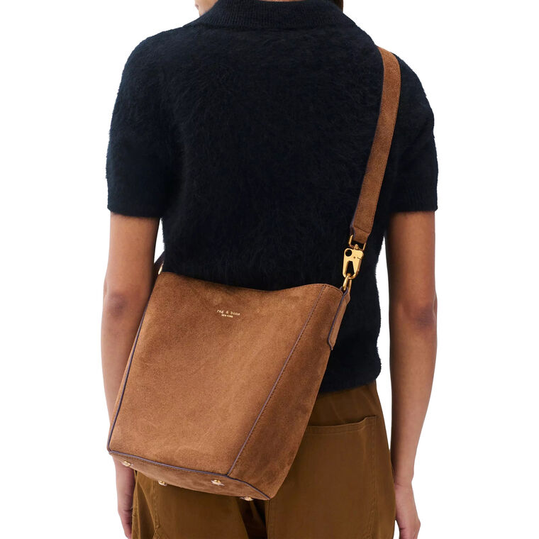 Parker Suede Bucket Bag image number null