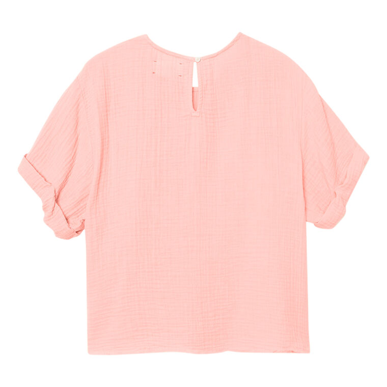 Carson Short Sleeve Popover Top image number null