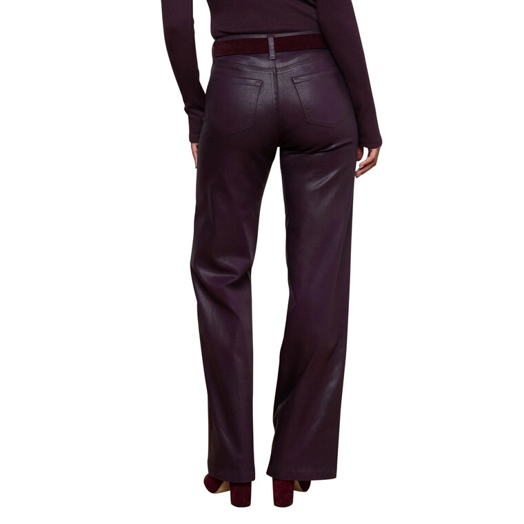 Scottie High Rise Wide Leg Coated Jean image number null