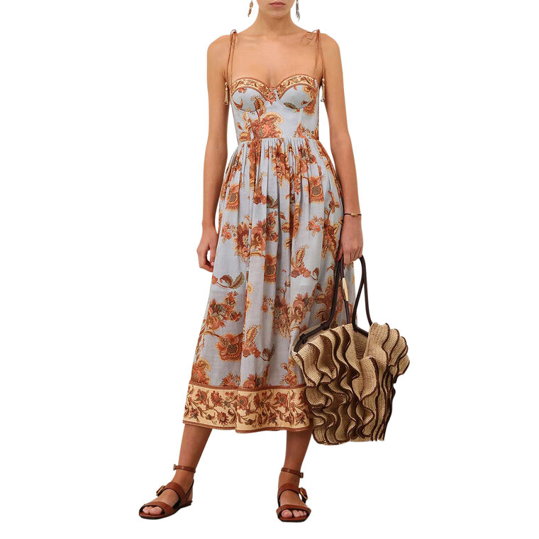 Aster Corset Midi Dress image number null