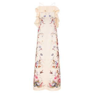 Patience Sleeveless Frill Midi Dress