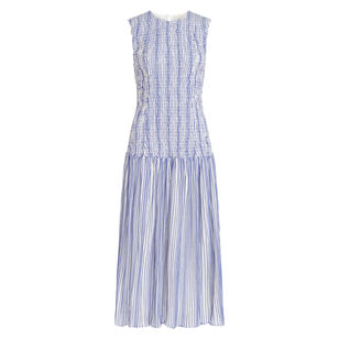 Porter Sleeveless Drop Waist Midi Dress
