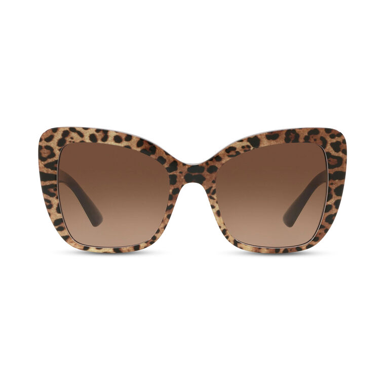 Leopard Butterfly Frame Sunglasses image number null