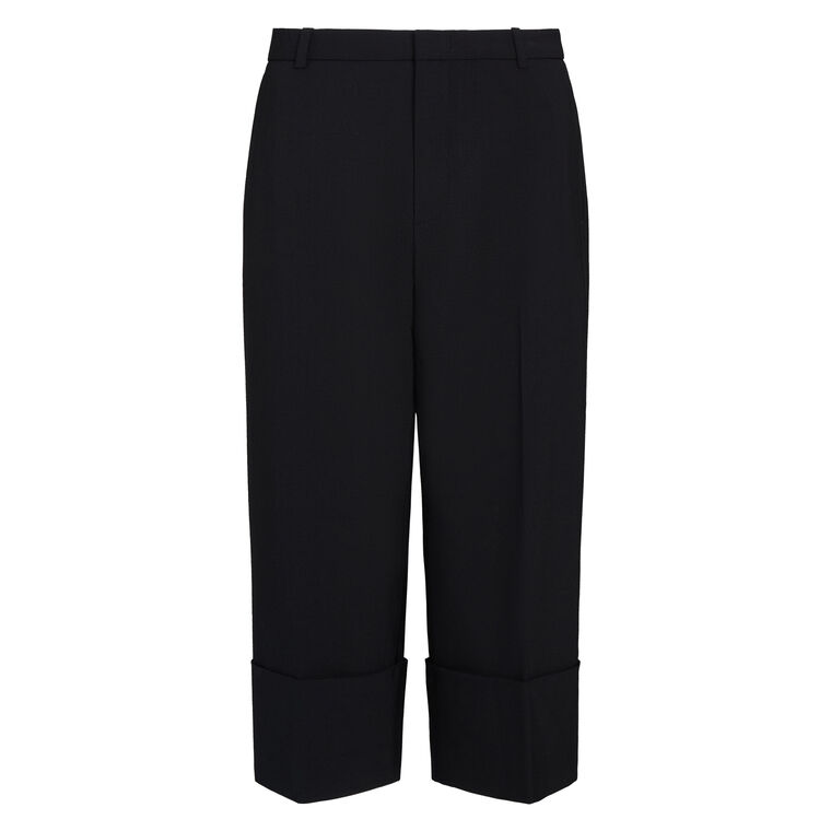 Mid Rise Cuffed Cropped Pant image number null