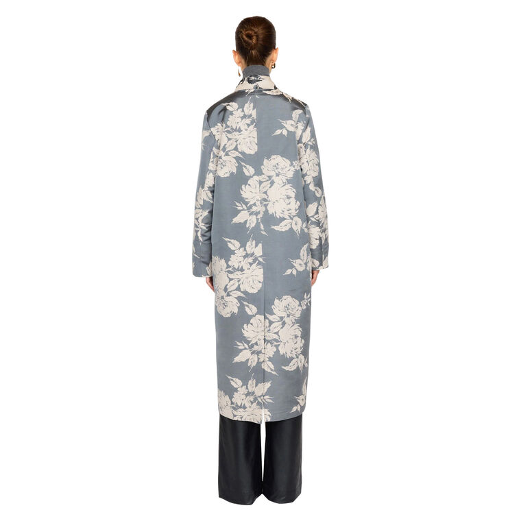 Rochelle Rose Print Coat image number null