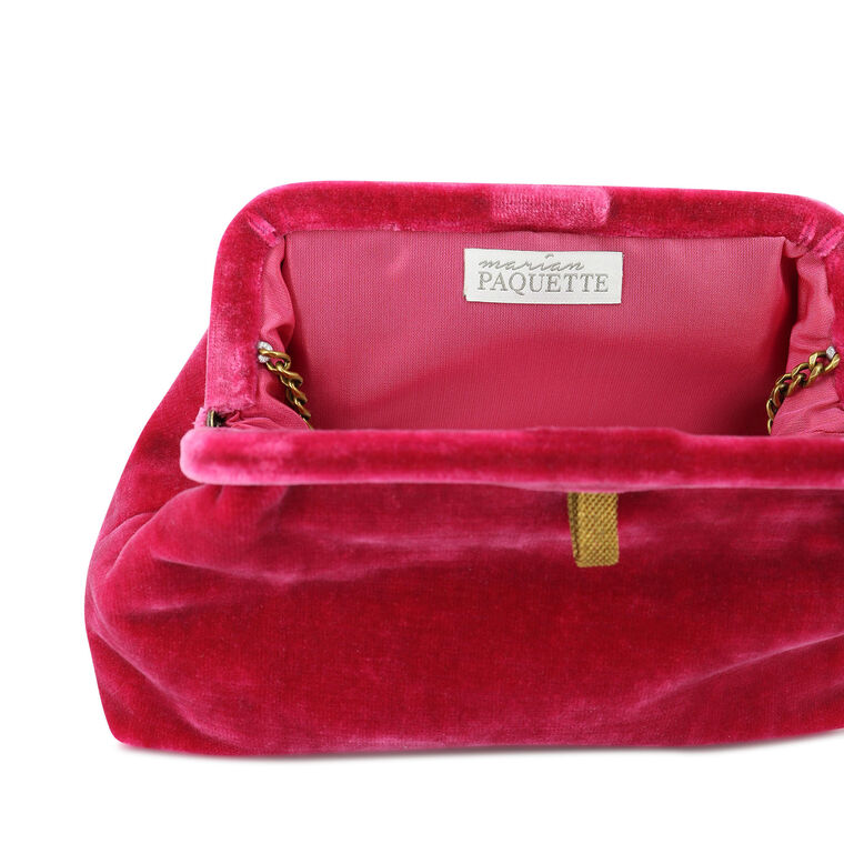 Liette Velvet Clutch image number null