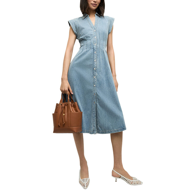 Ruben Denim Midi Dress image number null