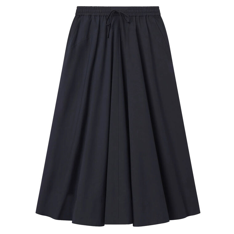 Remy Drawstring Midi Skirt image number null