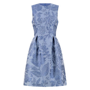 Betsy Sleeveless Floral Fil Coupe Mini Dress