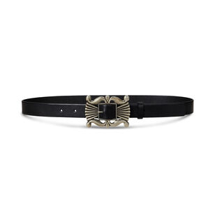 Vachetta 25mm Oval Concho Belt