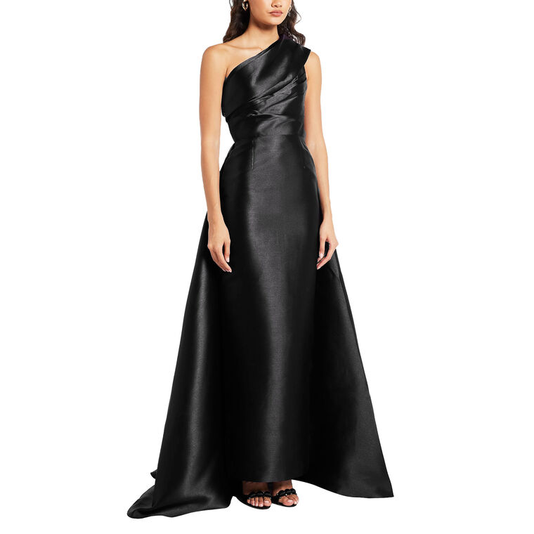 Charo One Shoulder Gown image number null
