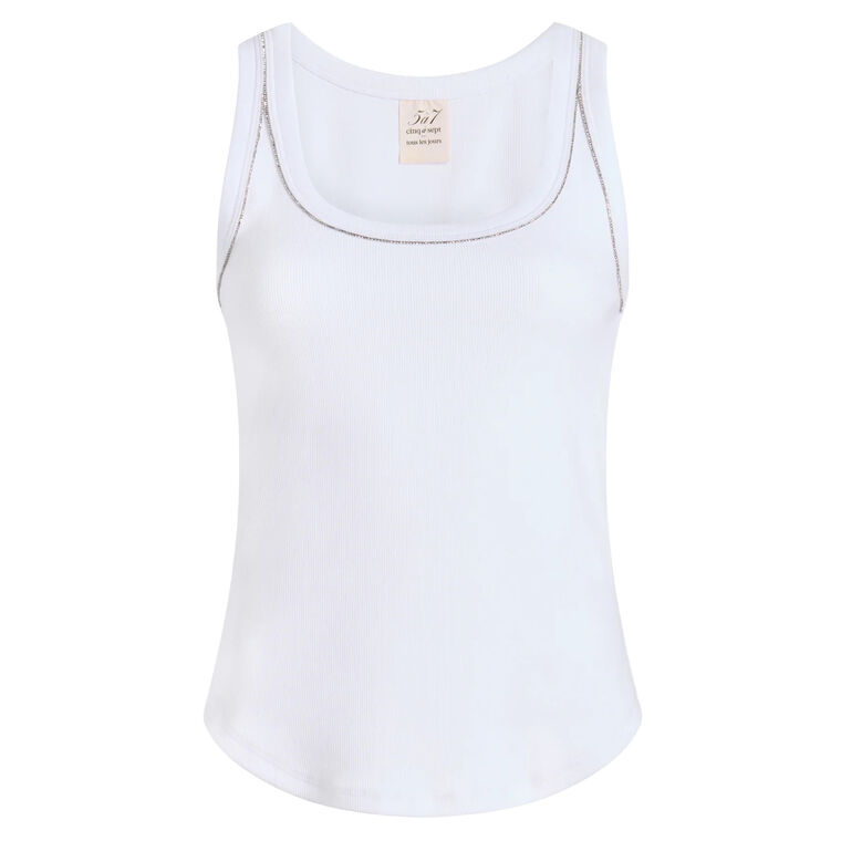 Quenta Sleeveless Cotton Top image number null