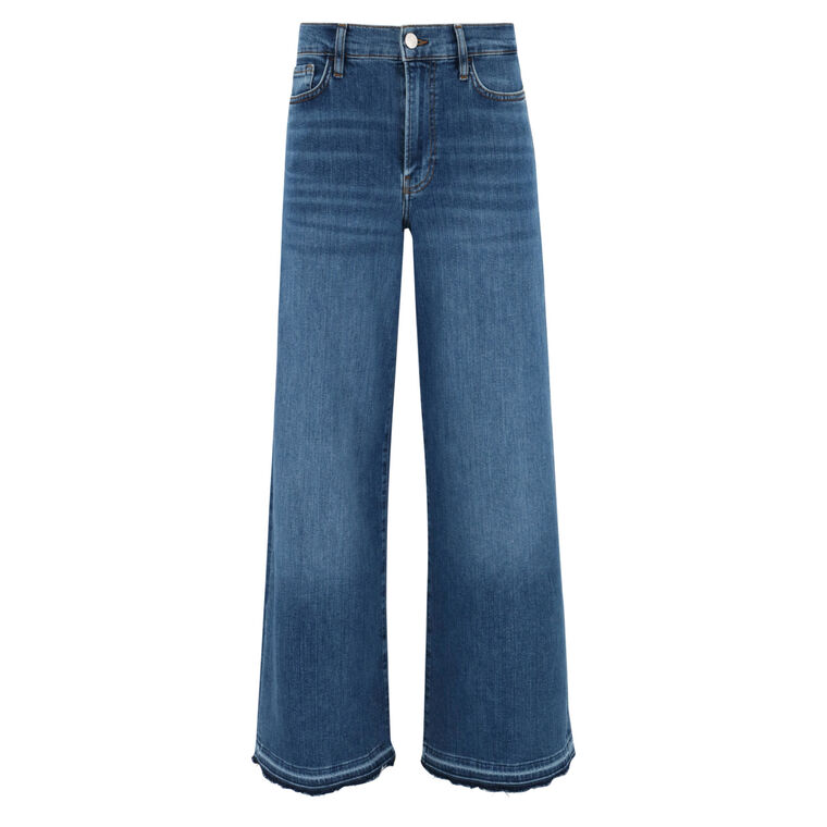 Le Slim Palazzo Wide-Leg Jean image number null