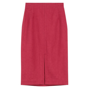 Orbita Cotton Midi Pencil Skirt