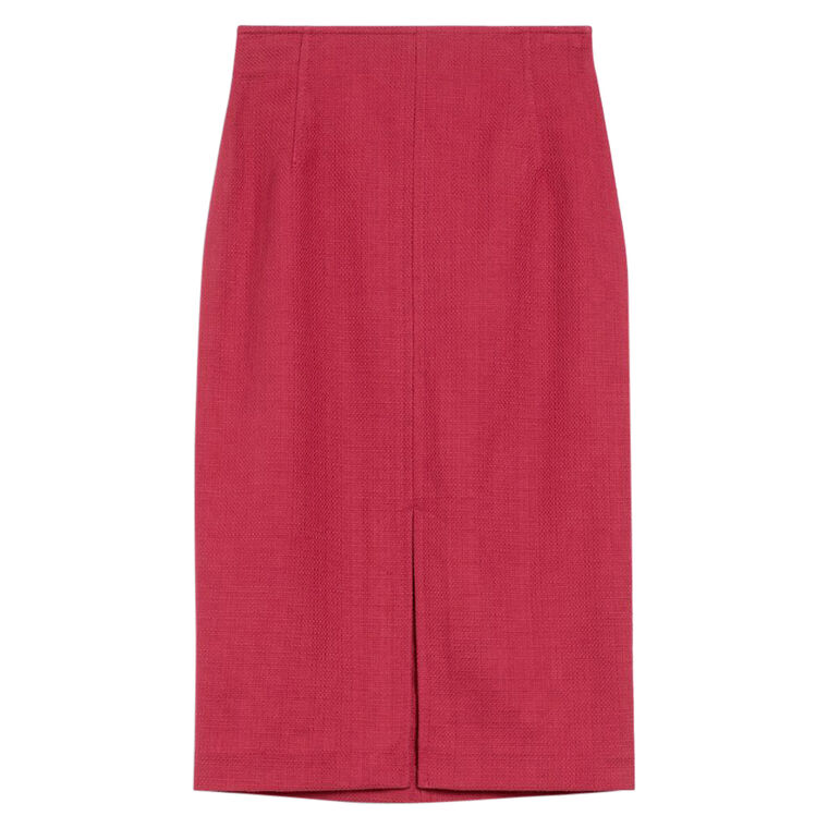 Orbita Cotton Midi Pencil Skirt image number null