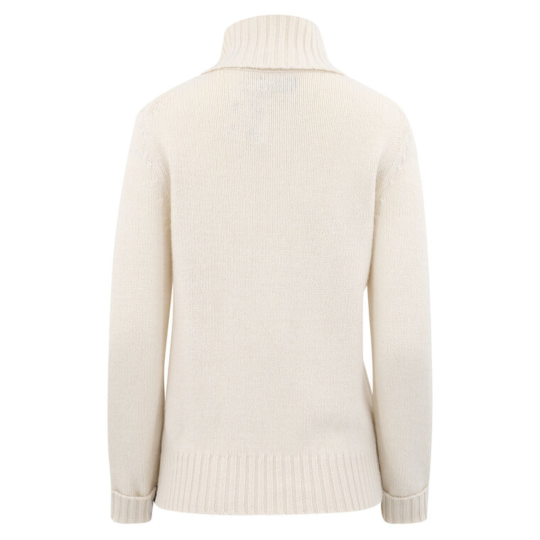 Relaxed Wool Long Sleeve Pullover image number null