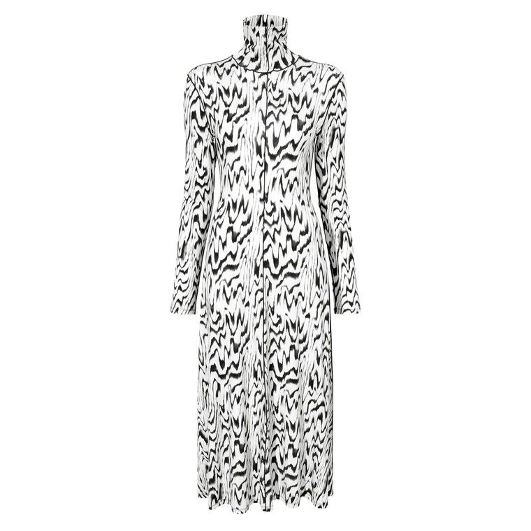 Marion Midi Dress In Printed Jersey image number null