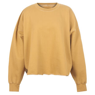 Fond Cropped Sleeve Crewneck Sweatshirt