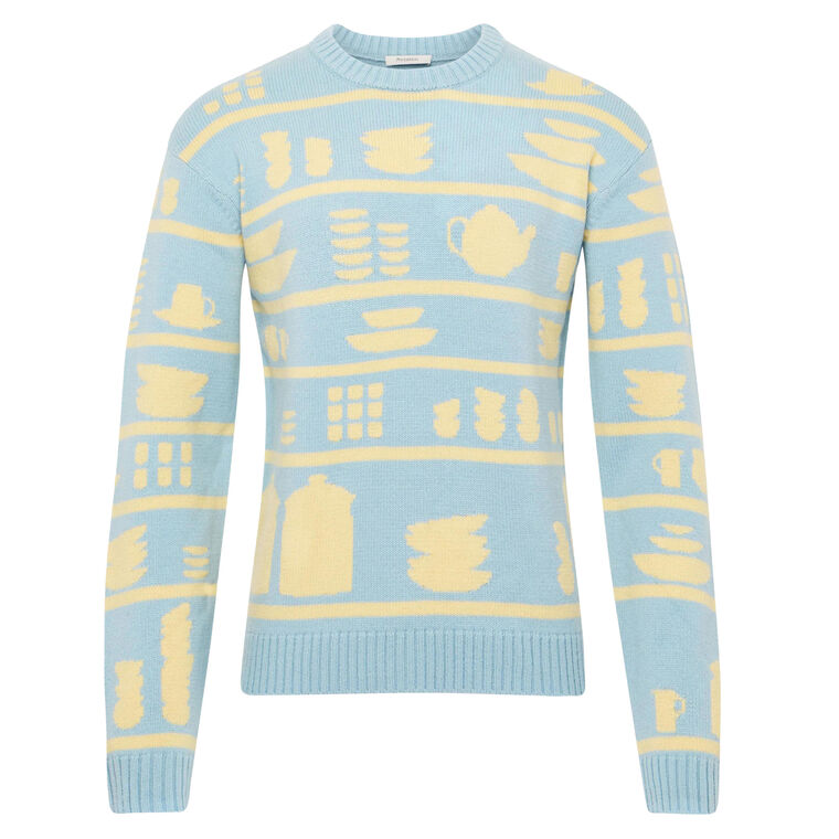 Crockery Jacquard Wool Sweater image number null